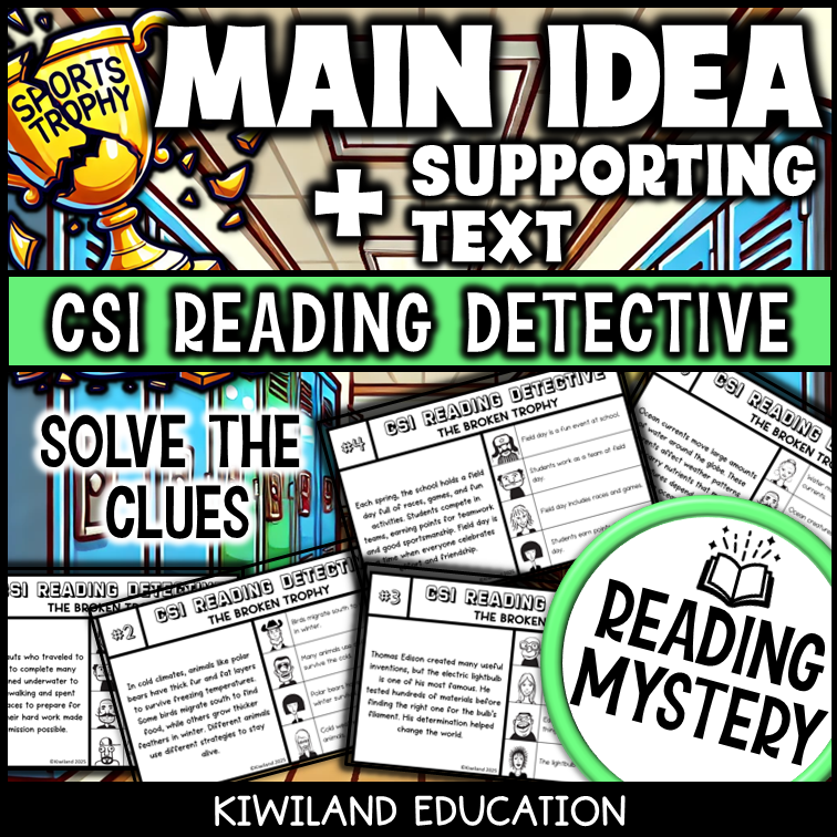 Main Idea and Supporting Details Worksheets