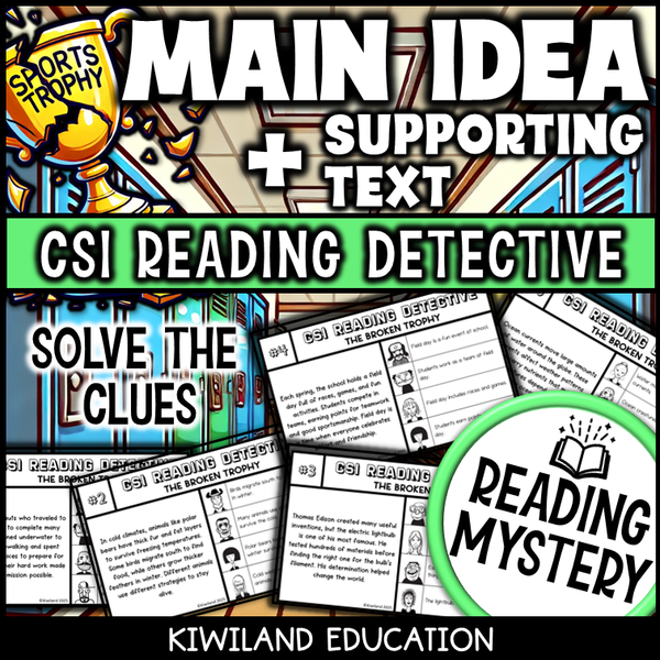 Main Idea and Supporting Details Worksheets