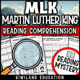 Civil Rights Movement reading activity with suspect elimination format