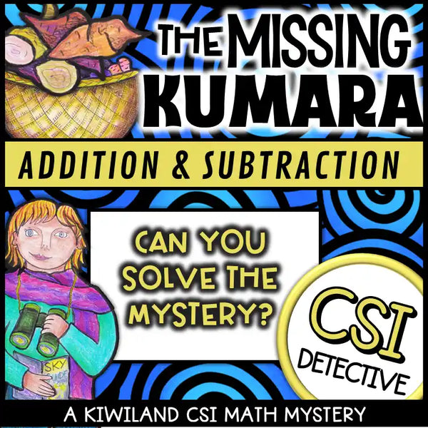 Engaging New Zealand math worksheets for Matariki using CSI-style problem solving
