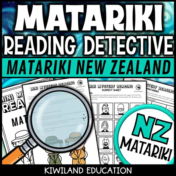 NZ classroom worksheet on Matariki traditions and Māori New Year themes
