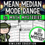 Mean Median Mode Range Worksheets