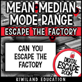 Fun mean, median, mode, and range game with critical thinking challenges