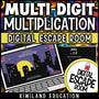 Digital escape room for 4th and 5th grade multi-digit multiplication practice