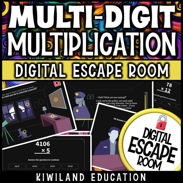 Multiplication fluency digital activity with self-checking challenges and animation