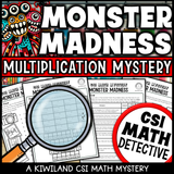 No-prep Halloween math review activity for homeschool or classroom