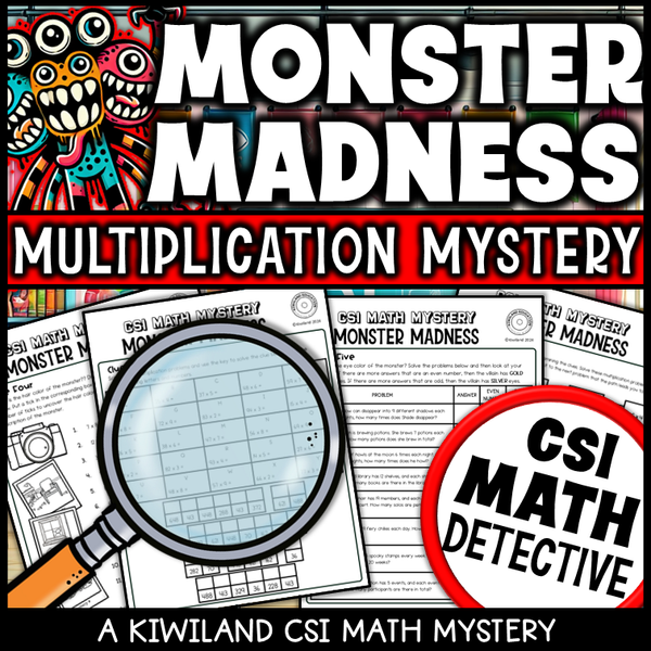 No-prep Halloween math review activity for homeschool or classroom
