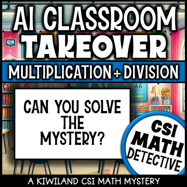 Escape room style math puzzle with 12x12 multiplication and division facts