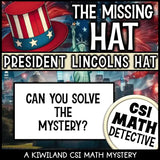 No-prep Presidents Day activity with math clues and student worksheets