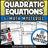 Printable algebra worksheet solving quadratic equations by factoring