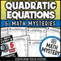 Printable algebra worksheet solving quadratic equations by factoring