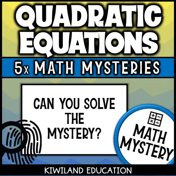 Student worksheet identifying suspects using factoring quadratics