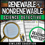 Nonfiction renewable and nonrenewable resources reading comprehension passage for grades 3-6