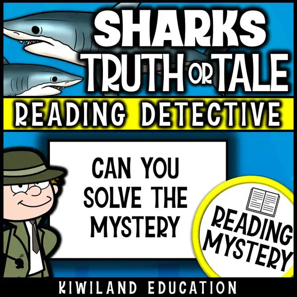 Reading mystery activity for 3rd to 6th grade with suspect list, extension tasks, and word search