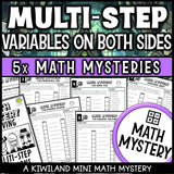 Multi-Step Equations with Variables on Both Sides