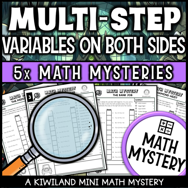 Multi-Step Equations Worksheets