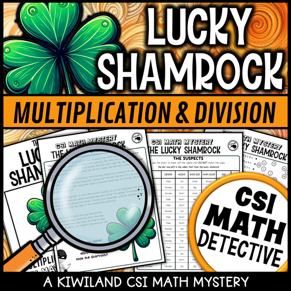 Multiplication and division printable game with missing gold theme