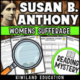 Informational text and comprehension questions about women’s suffrage