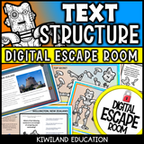 Interactive reading comprehension mission across four global locations