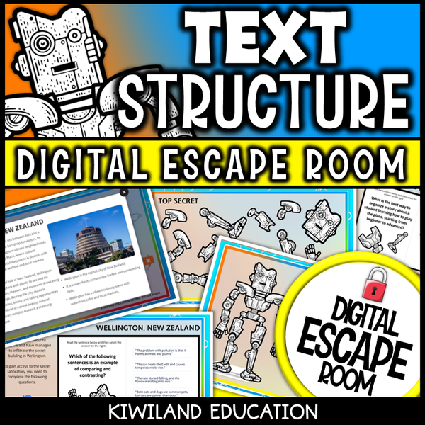 Interactive reading comprehension mission across four global locations