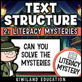 Text Structure Literacy Mystery Detective
