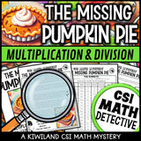 Engaging Thanksgiving math escape room for upper elementary students