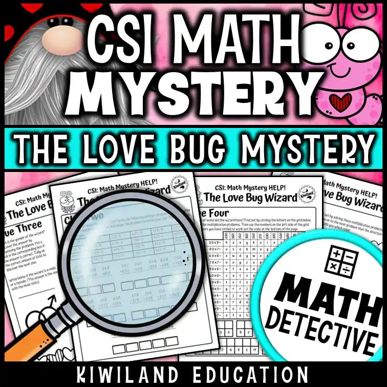February math activity with addition, subtraction, and multiplication