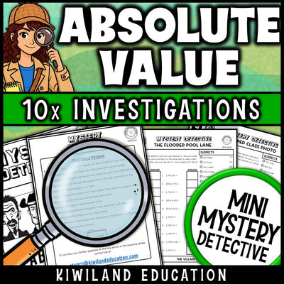 Absolute value expressions practice self checking math centers answer keys