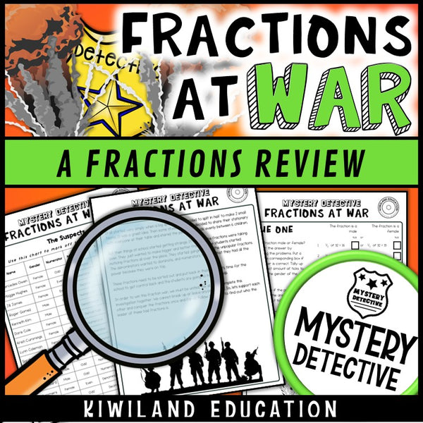 Adding and subtracting fractions clue pages fractions at war