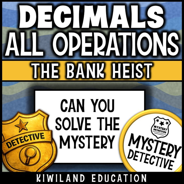 Adding subtracting decimals review can you solve the mystery detective answer keys