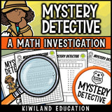Addition and subtraction within 100 clue pages CSI mystery printable