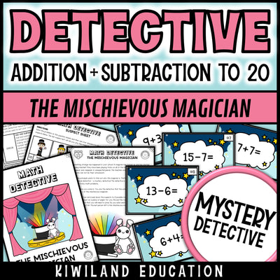 Addition and subtraction within 20 scoot task cards