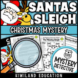 Addition subtraction case file suspect chart santas sleigh north pole