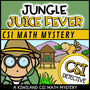 Addition and subtraction CSI Math Mystery cover - Jungle Juice Fever, Grades 2-3 printable PDF