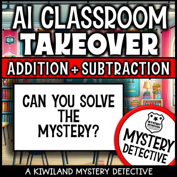 Ai classroom takeover addition subtraction mystery morning work homework grade 3-4