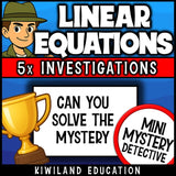 Algebra review sub plans test prep activity