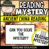 No-prep ancient China reading comprehension worksheet with answer key world history