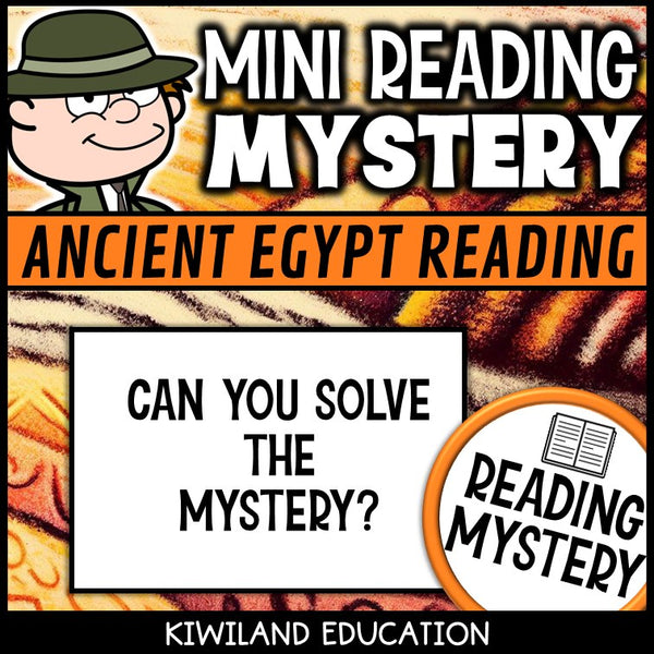 No-prep ancient Egypt reading comprehension worksheet with answer key