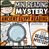 Printable nonfiction ancient Egypt reading comprehension passage activity for grades 3-6