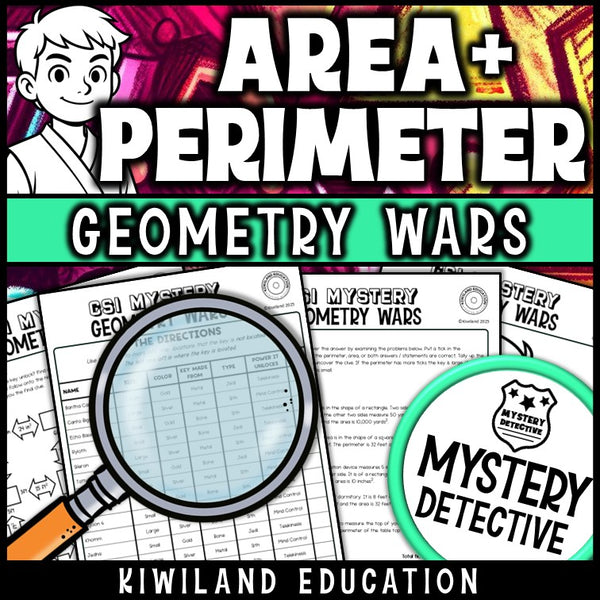 Area and perimeter math worksheets geometry no-prep printable