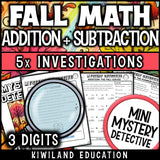 Autumn triple digit regrouping detective cases