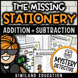 Back-to-school CSI mystery detective grades 2-3 first week