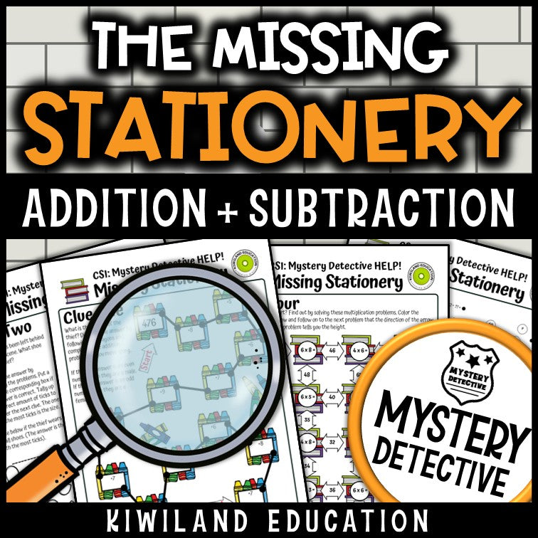Back-to-school math worksheets addition subtraction no-prep