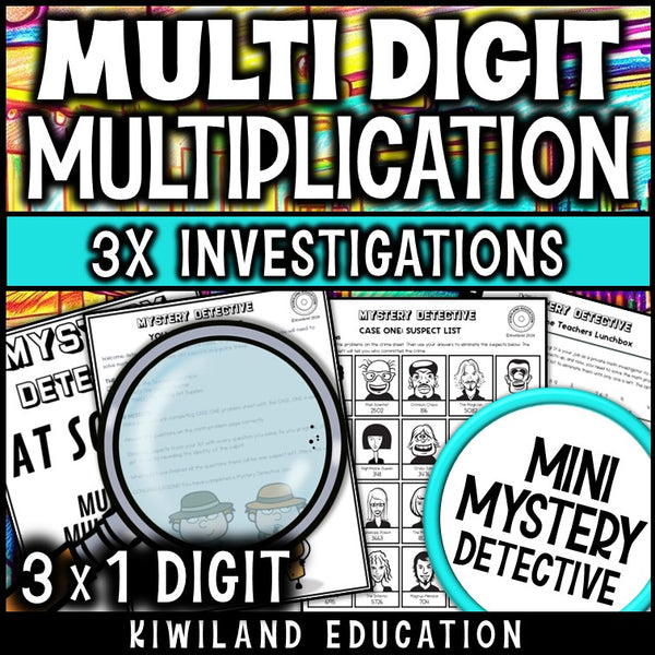 Back-to-school three digit multiplication practice pages