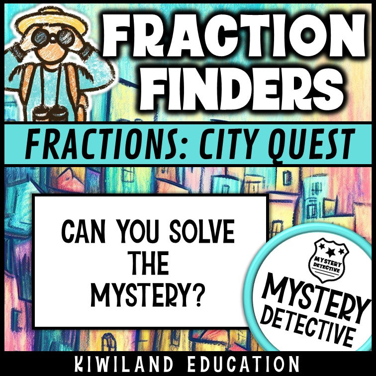 Can you solve it city quest fractions answer keys included