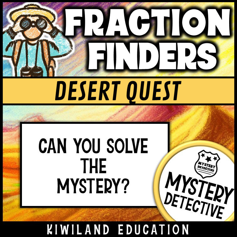Can you solve it desert quest fractions answer keys included