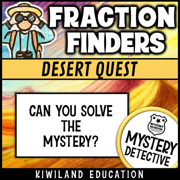 Can you solve it desert quest fractions answer keys included