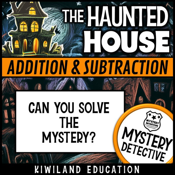 Can you solve it halloween haunted house answer keys included