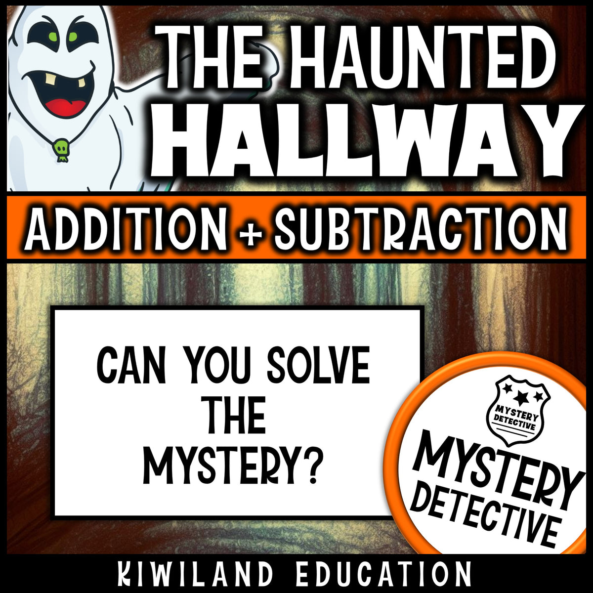 Can you solve it haunted hallway halloween answer keys included