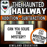 Can you solve it haunted hallway halloween answer keys included
